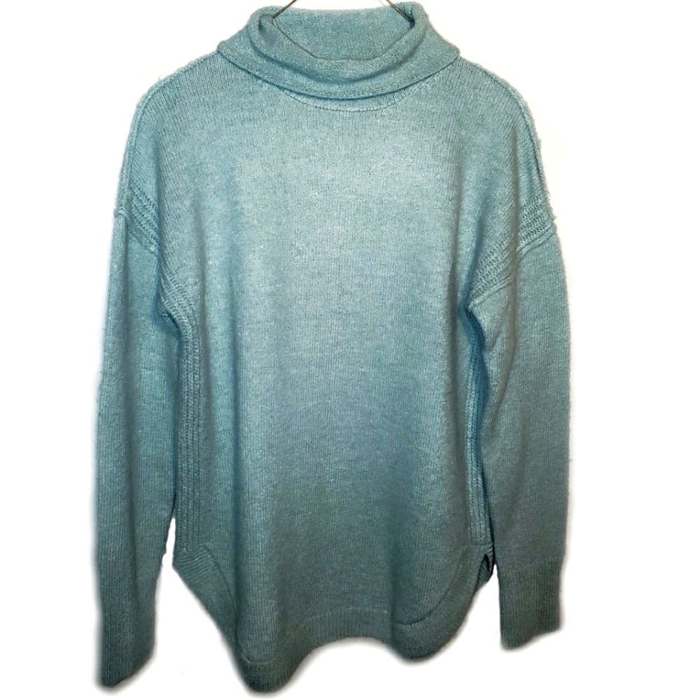 GAP powder blue cowl neck sweater size M
